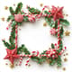 Festive Christmas Frame 3D - High-Quality 3D Rendered Holiday Frame for Designers and Creators 5