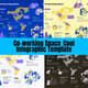 Co-working Space Cool Infographic Template - Modern Business Infographic for Engaging Teamwork Presentations 4