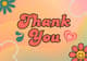 Gradient Retro Thank You Card - Vibrant Vintage Style Greetings for Personal & Professional Appreciation 3