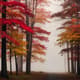 Misty Autumn Forest 4K - Cinematic Nature Stock Video for Wildlife and Weather Visuals 5