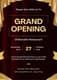 Gold Luxe Restaurant Opening Invitation - Elegant Commercial Invitation Template for Business & Event Announcements 6