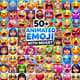 50+ Animated Emoji with MOGRT - Vibrant Motion Graphics Emojis for Creators and Social Content 4