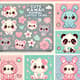 Cute Kawaii Animal Laptop Skins - Charming and Playful Laptop Skins for Personalizing Your Device with Adorable Animal Designs 4