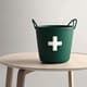 Green Basket with Plus Symbol - Versatile 3D Printing Model for Creative and Functional Projects 6