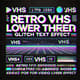 Retro VHS Lower Third - Glitch Text Effect - Vintage Motion Graphics for Dynamic Video Titles and Broadcast Use 2025-2026 3