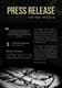 Professional Press Statement Black Theme A4 - Sleek Business Communication Templates for Impactful Media Announcements 4