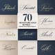 70 Signature Logo Bundle - Handwritten & Personal Brand Kit - Elegant Branding Templates for Visionary Entrepreneurs & Creative Professionals 1