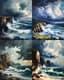 Dramatic Coast Painting - Expressive Landscape Art for Studio Decor and Creative Inspiration 3