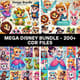 Mega Disney Bundle - 200+ Vibrant Cartoon Illustrations for Fun and Creative Projects 1