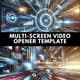 Multi-Screen Video Opener Template - Dynamic AI-Powered Broadcasting Intro for Streamers and Content Creators 5