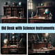 Old Desk with Science Instruments - Cinematic Educational Stock Video for Science & Medical Projects 3