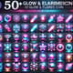 50+ Glow & Flares Icon - Radiant Glow Icons Collection for Designers and Creative Projects 5