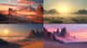 Desert Dawn Scene - Serene Landscape Art for Ambient Spaces and Creative Projects 2025-2026 5
