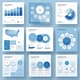Light Blue Infographics - Soft-Tone Business Layout Collection - Clean, Professional Visuals for Engaging Corporate Presentations and Reports 4
