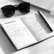 Monochrome Trip White Black Minimal Planner - Sleek Travel Organizer for Efficient, Stylish Vacation Planning 5