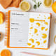 Kinder Guide Orange Yellow Daily Lesson Planner - Academic Daily Organizer for Educators and Students 1