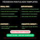 12 SRTP Facebook Ad Set - BlueWave Studio Social Media Ads Template for Engaging Campaigns and Brand Growth 2