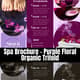 Spa Brochure Purple Floral Organic Trifold - Elegant Trifold Template for Wellness Brands and Spa Promotions 3