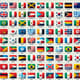 400+ National Flags Vector Pack - Diverse International Flag Icons for Designers and Global Projects 4