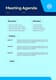 Navy & Blue Simple Agenda Template - Clean Professional Memo and Meeting Slides for Business Presentations 4