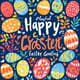 Playful Colorful Happy Easter Greeting - Vibrant Easter Invitation Cards for Festive Celebrations and Personal Connections 5