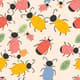 100 Whimsical Bug Motif Patterns Collection - Playful Nature-Inspired Seamless Designs for Creative Projects and Branding 3