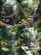 Tropical Garden Serenity - Serene Tropical Landscape Art for Relaxing Spaces and Creative Decor 1