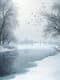 Winter Landscape Wall Art - Serene Canvas Prints for Cozy Home Decor and Seasonal Ambiance 6