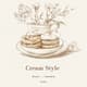 Cream Style Illustrative Brunch Invite - Charming Food Invitation for Elegant Gatherings and Memorable Celebrations 6