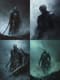 Undead Knight in Foggy Battlefield - Cinematic Horror Art for Dark Fantasy and Gothic Creatives 4