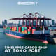 Timelapse Cargo Ship at Tokyo Port - Cinematic Stock Video for Sports, Fitness & Vehicle Visuals 1