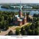 Kaliningrad Cathedral Aerial View - Cinematic Aerial Stock Video for Filmmakers and Creative Projects 6