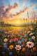 Golden Field Sunset - Serene Sunset Landscape Art for Timeless Home and Office Decor 6