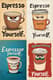 Grumpy Coffee Cup - Relatable Funny Wall Art - Whimsical Humor for Home and Office Decor Lovers 3