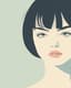 Soft Minimalist Portrait of a Woman with Short Hair - Ethereal Studio Portrait Art for Modern Spaces and Creative Projects 6