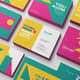 Colorful Bright Stationery Set - Vibrant Business Card Templates for Professional Branding and Office Use 4