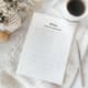 White Focus Minimal Habit Tracking Sheet - Clean Self-Care Planner for Mindful Productivity and Personal Growth 1
