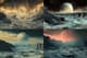 Alien Moon Surface - Immersive Sci-Fi Digital Art of Otherworldly Planetary Landscapes for Creators and Visionaries 5