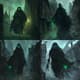 Dusk Revenant Hollow Specter Concept - Atmospheric Creature Concept Art for Fantasy Creators and Game Designers 4