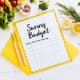 Sunny Budget Yellow Meal Planning Sheet - Vibrant Meal & Nutrition Organizer for Effective Budget-Friendly Planning 5