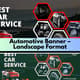 Automotive Banner Landscape Format - Premium Editable Marketing Banner Templates for Automotive Brands 4