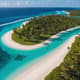 Tropical Paradise - Ocean Island Aerial Dream - Cinematic Travel Stock Video for Adventure and Tourism Creators 5