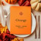 Orange Thanksgiving Dinner Invitation - Warm Harvest-Themed Greeting for Family and Friends Gatherings 6