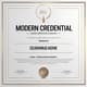 Modern Credential Sleek Certificate Design - Professional Credential Template for Education and Corporate Achievements 4
