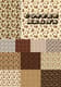 Coffee Bean Patterns - Organic Textured Fabric Designs for Creative Print and Digital Projects 6