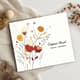 Organic Floral Greeting Thanksgiving Postcard - Elegant Harvest-Themed Card for Warm Holiday Wishes 5