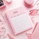 Pink Minimalist Monthly Sheet - Clean & Stylish Planner for Organized Productivity and Personal Efficiency 1