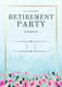 Light Blue Retirement Party Invitation - Elegant Celebration Invite for Memorable Retirement Events 3