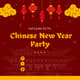 Playful Chinese New Year Party Invitation - Festive Holiday Card Design for Joyful Celebrations and Cultural Gatherings 6