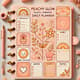 Peachy Glow Playful Feminine Daily Planner - Vibrant Wellness & Self-Care Organizer for Balanced Living 5